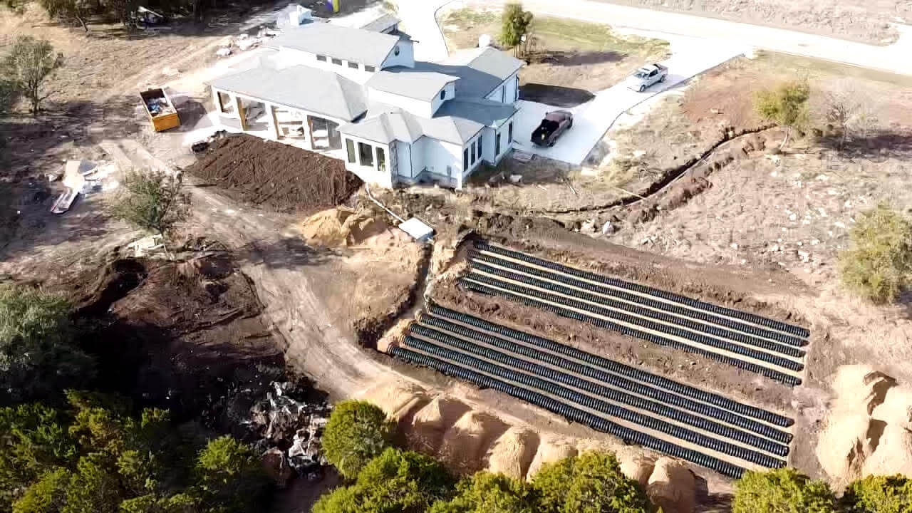 Newly Installed Septic System